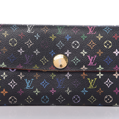 Louis Vuitton Monogram Multicolor Sarah Wallet Black Grenade 10 of 11