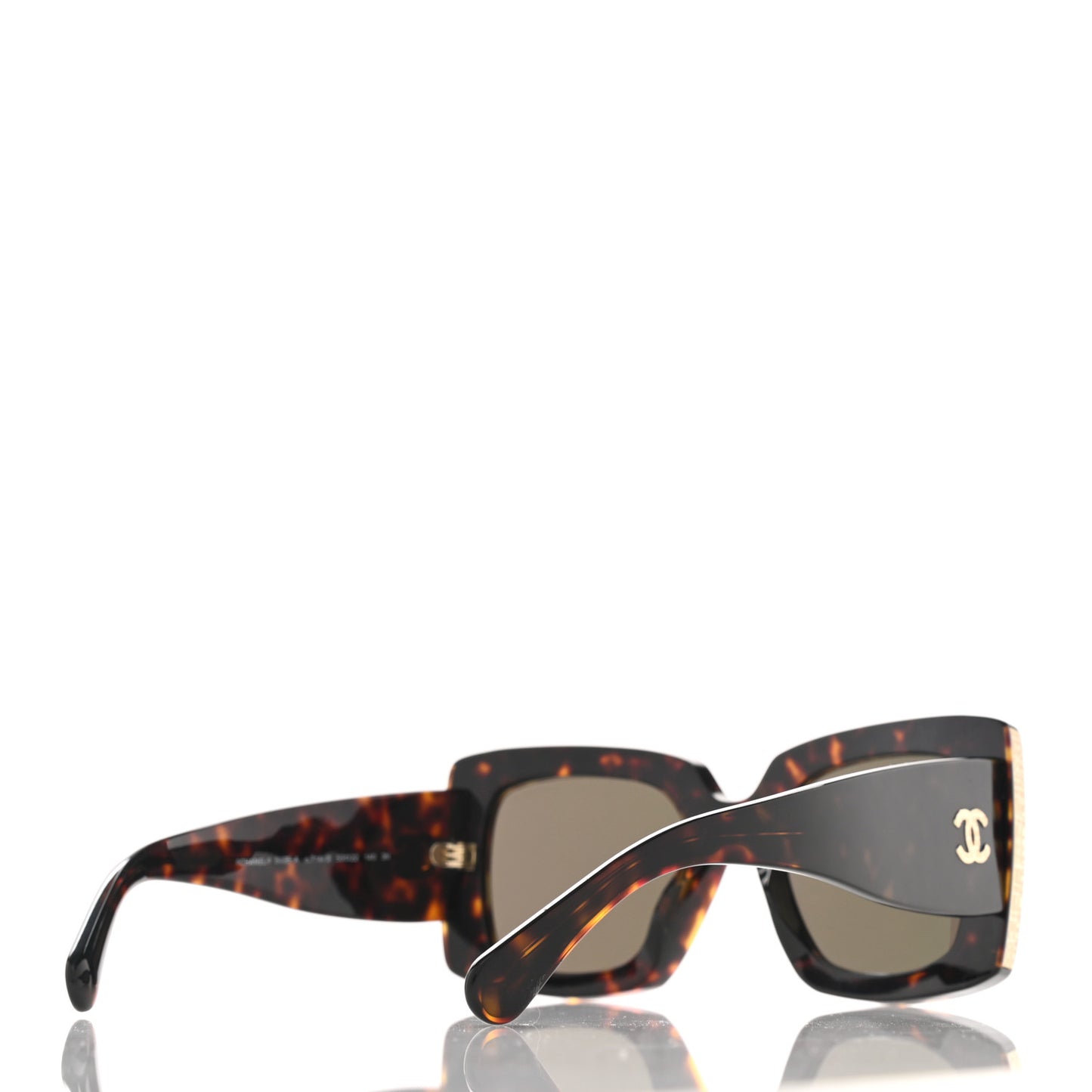 Acetate Rectangle Sunglasses 5435 Tortoise