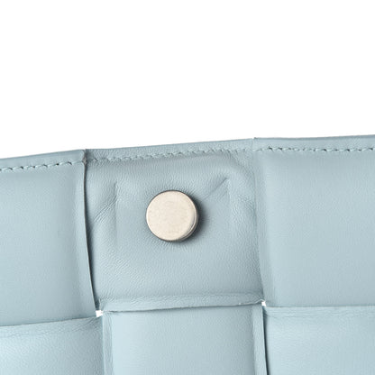 Bottega Veneta Paper Calfskin Maxi Intreccio Padded Cassette Crossbody Bag Ice 12 of 12