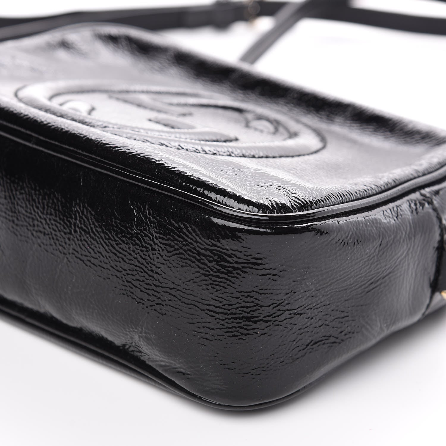 Gucci Soft Patent Small Soho Disco Bag Black 9 of 9
