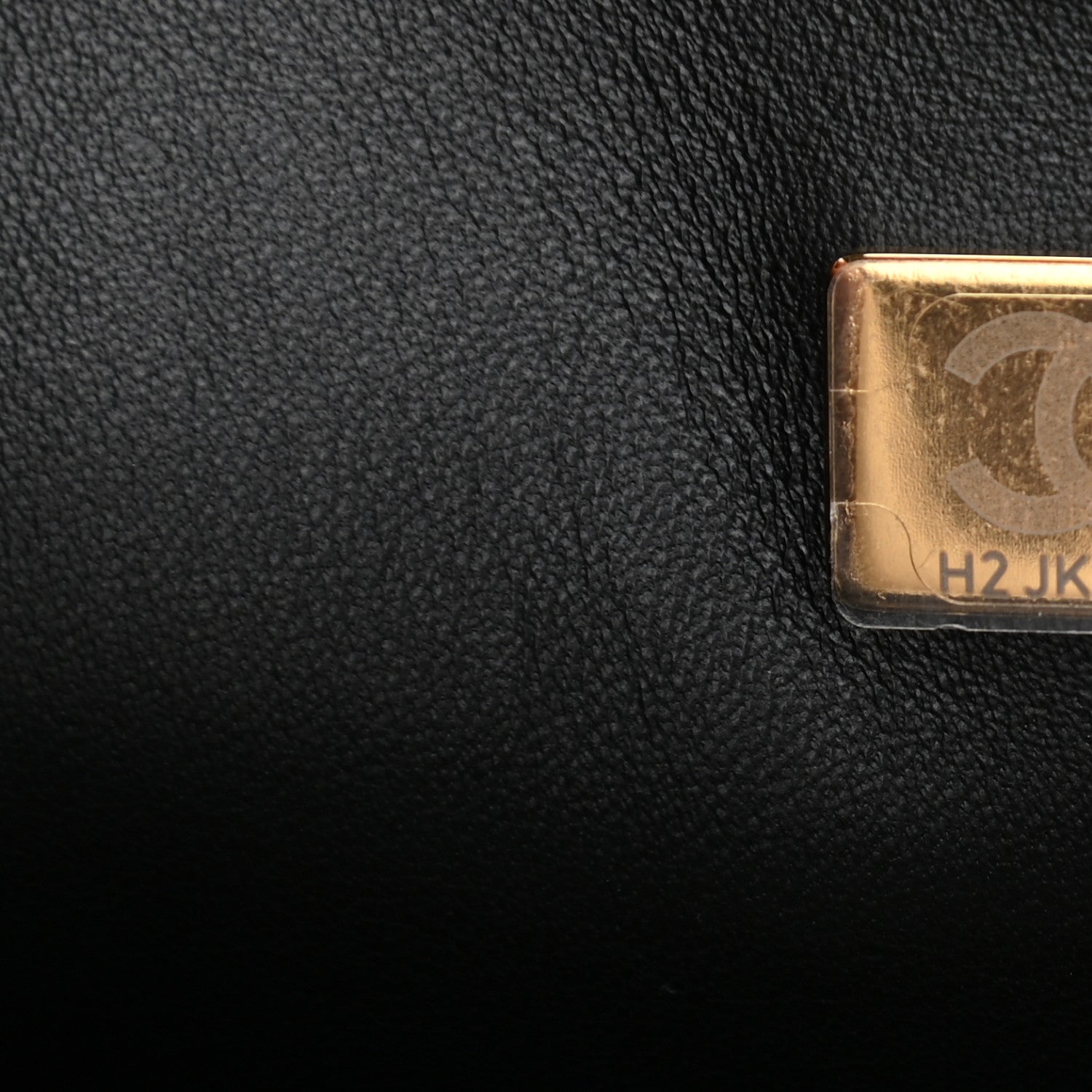 Chanel Lambskin Enamel Quilted Logo Flap Black 6 of 10