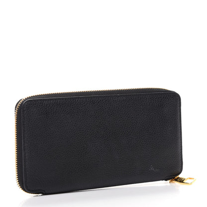 Louis Vuitton Calfksin Zippy Wallet Black 3 of 7