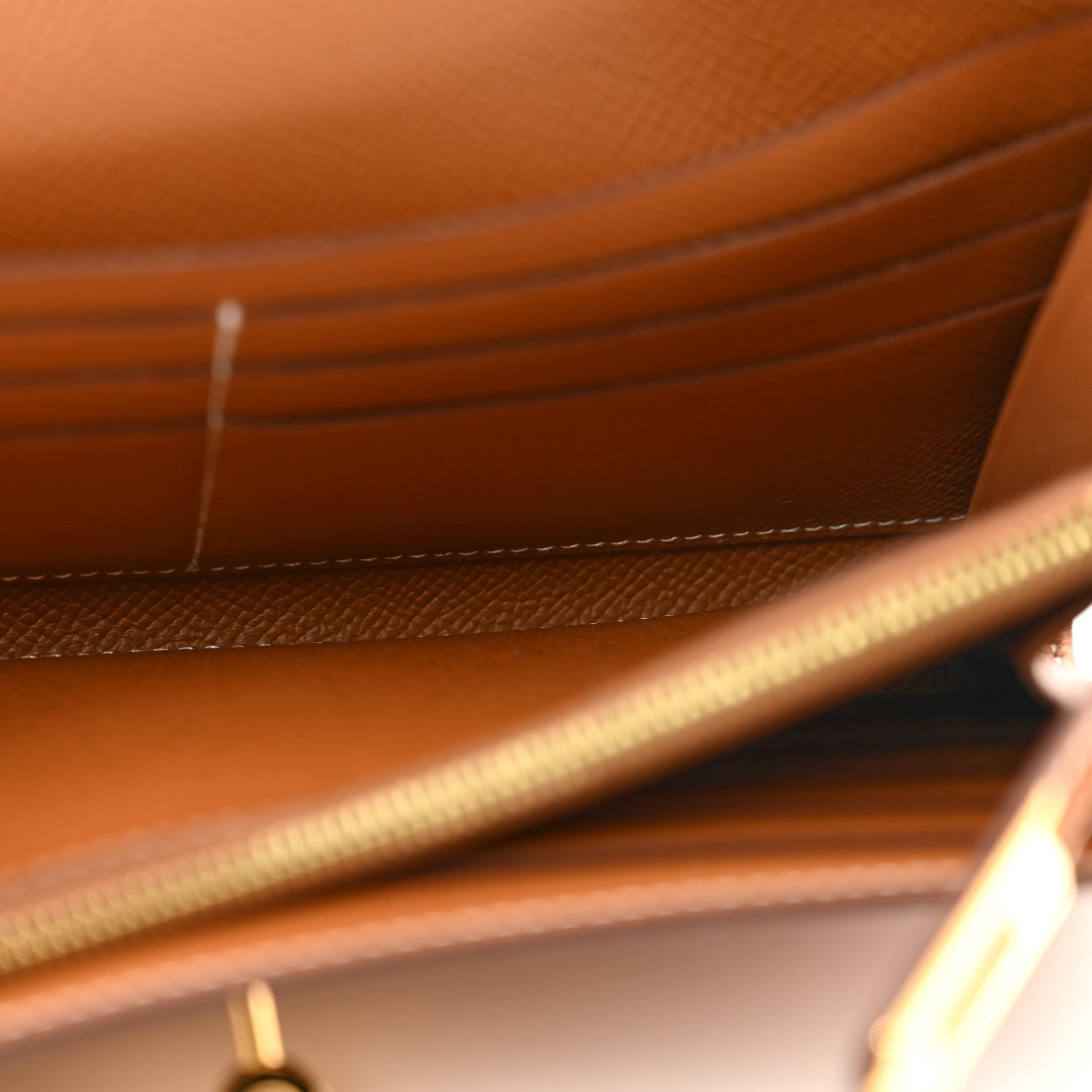Hermes Epsom Kelly Longue Wallet Gold 5 of 9
