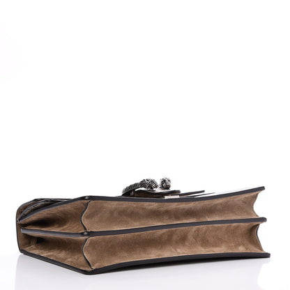 Gucci GG Supreme Monogram Medium Dionysus Shoulder Bag Taupe 5 of 9