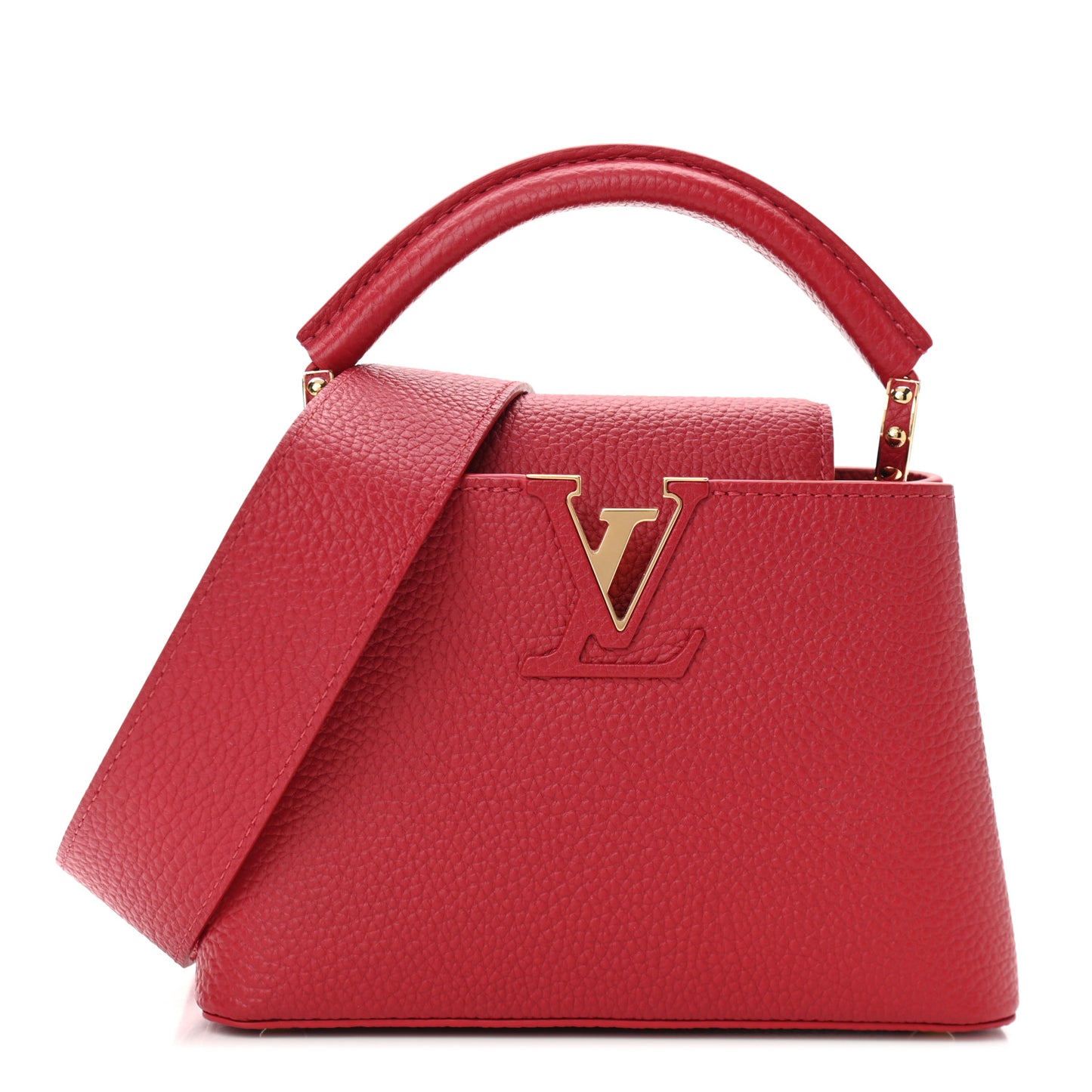 Taurillon Mini Capucines Scarlet