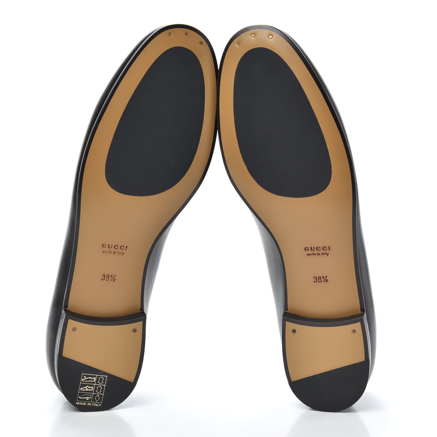 Gucci Calfskin Womens Jordaan Loafers 38.5 Black 7 of 7