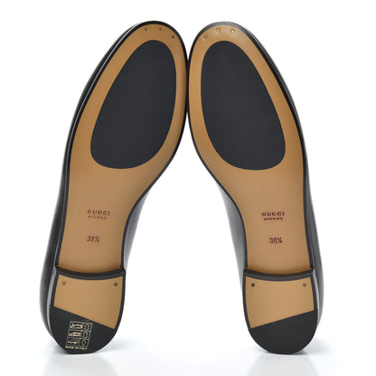 Gucci Calfskin Womens Jordaan Loafers 38.5 Black 7 of 7