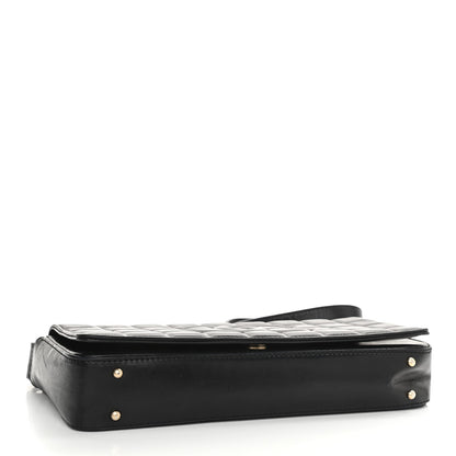 Chanel Lambskin Quilted CC Chocolate Bar Flap Black 4 of 16