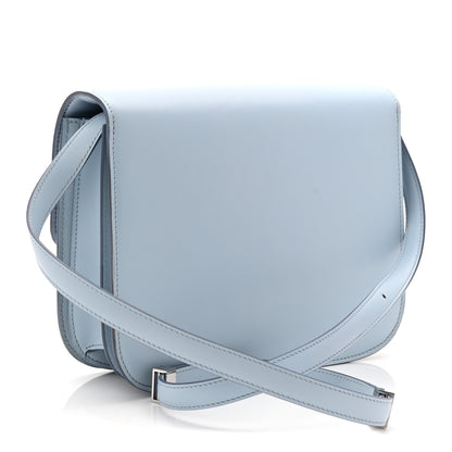 Celine Box Calfskin Medium Classic Box Flap Bag Pale Blue 3 of 10
