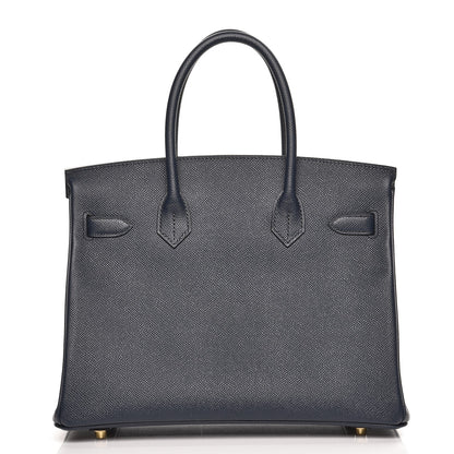 Hermes Epsom Birkin 30 Bleu Indigo 5 of 31