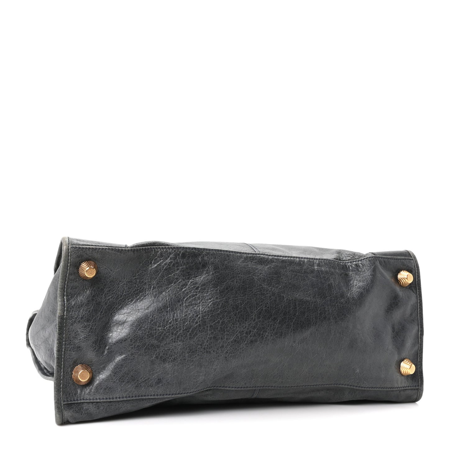 Agneau Giant 21 Gold Hardware Work Bleu Glacier