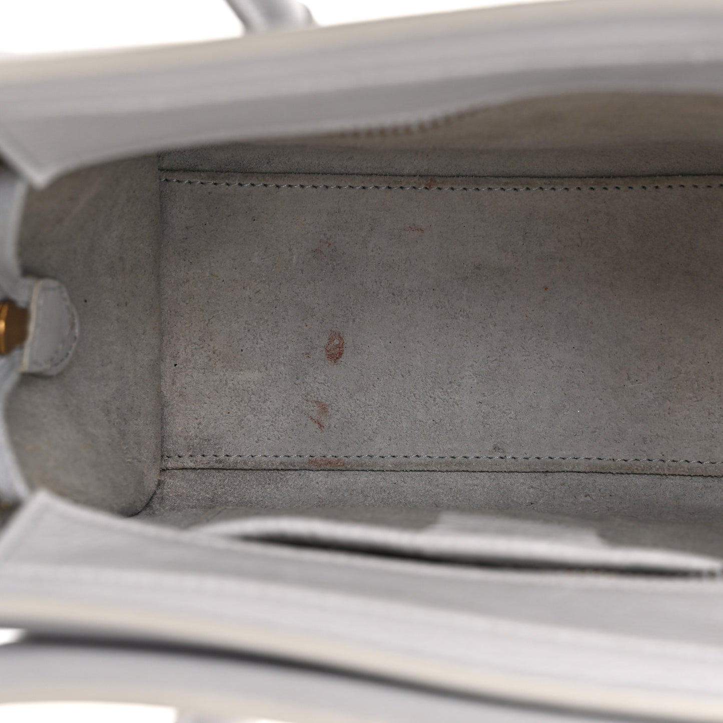 Drummed Calfskin Nano Luggage Lune
