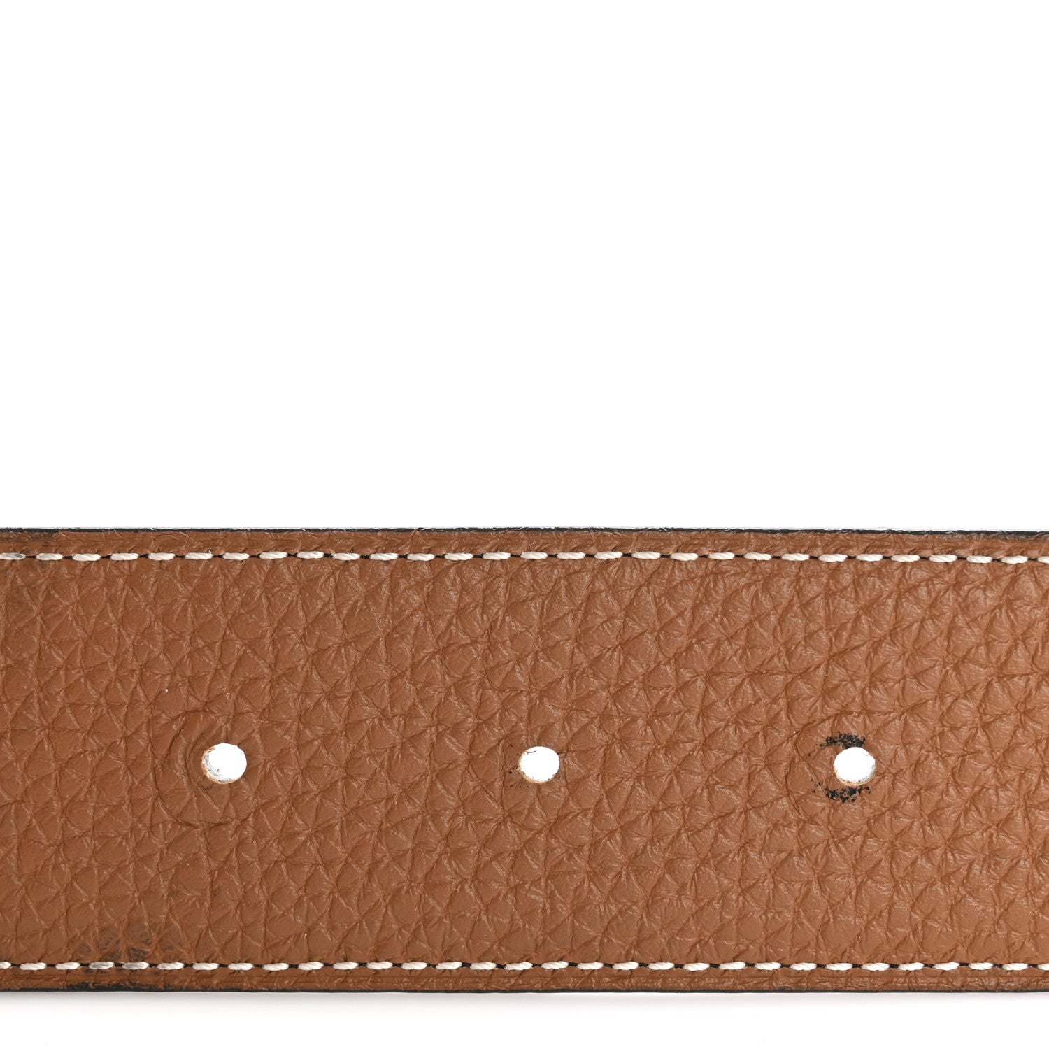 Hermes Box Togo 38mm Constance H Belt 80 32 Black Gold 4 of 7