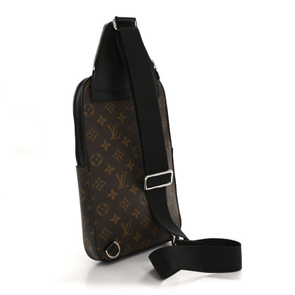 Louis Vuitton Monogram Macassar Avenue Sling Bag 3 of 12