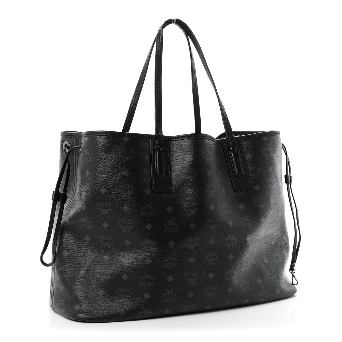Visetos Large Liz Reversible Shopper Tote Black