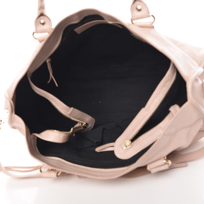 Balenciaga Chevre Gold Metallic Edge Hardware City Rose Aubepine Bois de Rose 6 of 19
