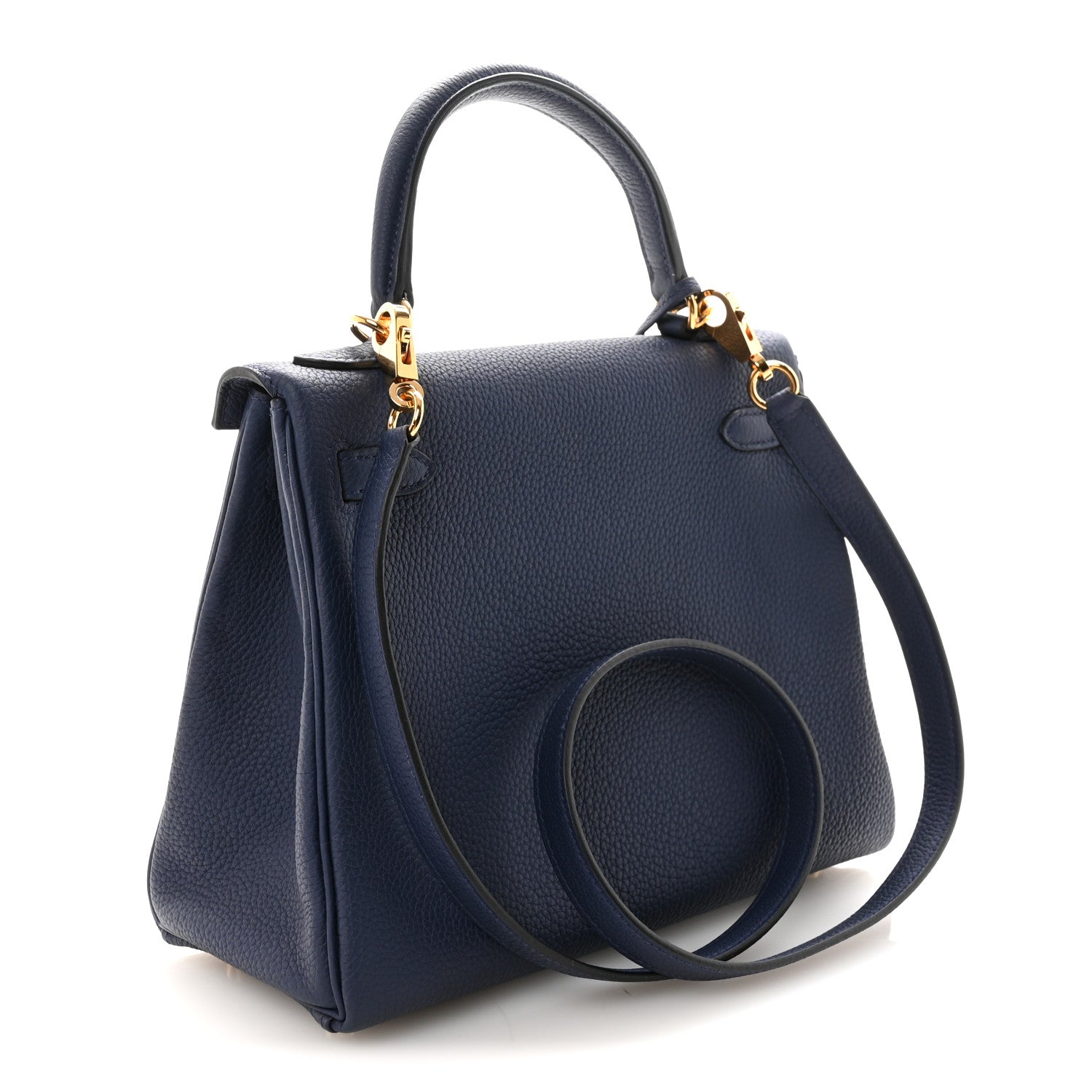 Hermes Togo Kelly Retourne 25 Bleu Saphir 3 of 10