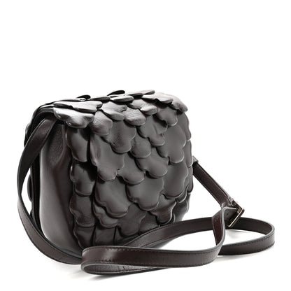 Valentino Garavani Nappa Atelier 03 Rose Edition Small Flap Crossbody Bag Dark Brown 3 of 9