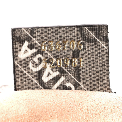 Gucci X BALENCIAGA GG Supreme Monogram Striped Logo Print Web Small Jackie 1961 Hobo Beige Ebony Mystic White 7 of 11