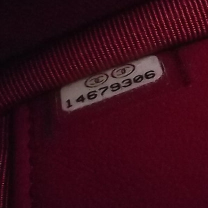 Chanel Lambskin Quilted Wallet On Chain Red 7 of 8