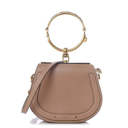 Chloe Calfskin Suede Small Nile Bracelet Bag Biscotti Beige 1 of 8