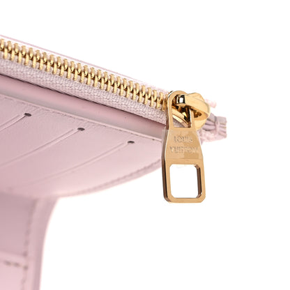 Louis Vuitton LV X TM Lambskin Embroidered Cherry Blossom Capucines Compact Wallet Pink 8 of 9