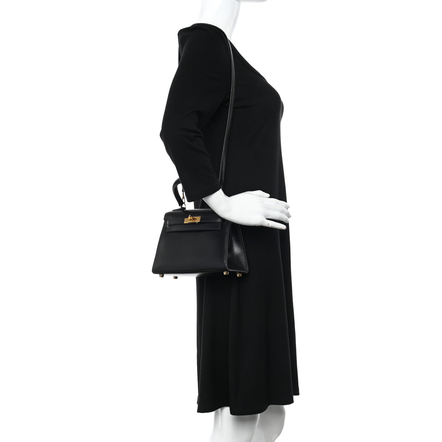 Hermes Box Mini Kelly Sellier 20 Black 2 of 13