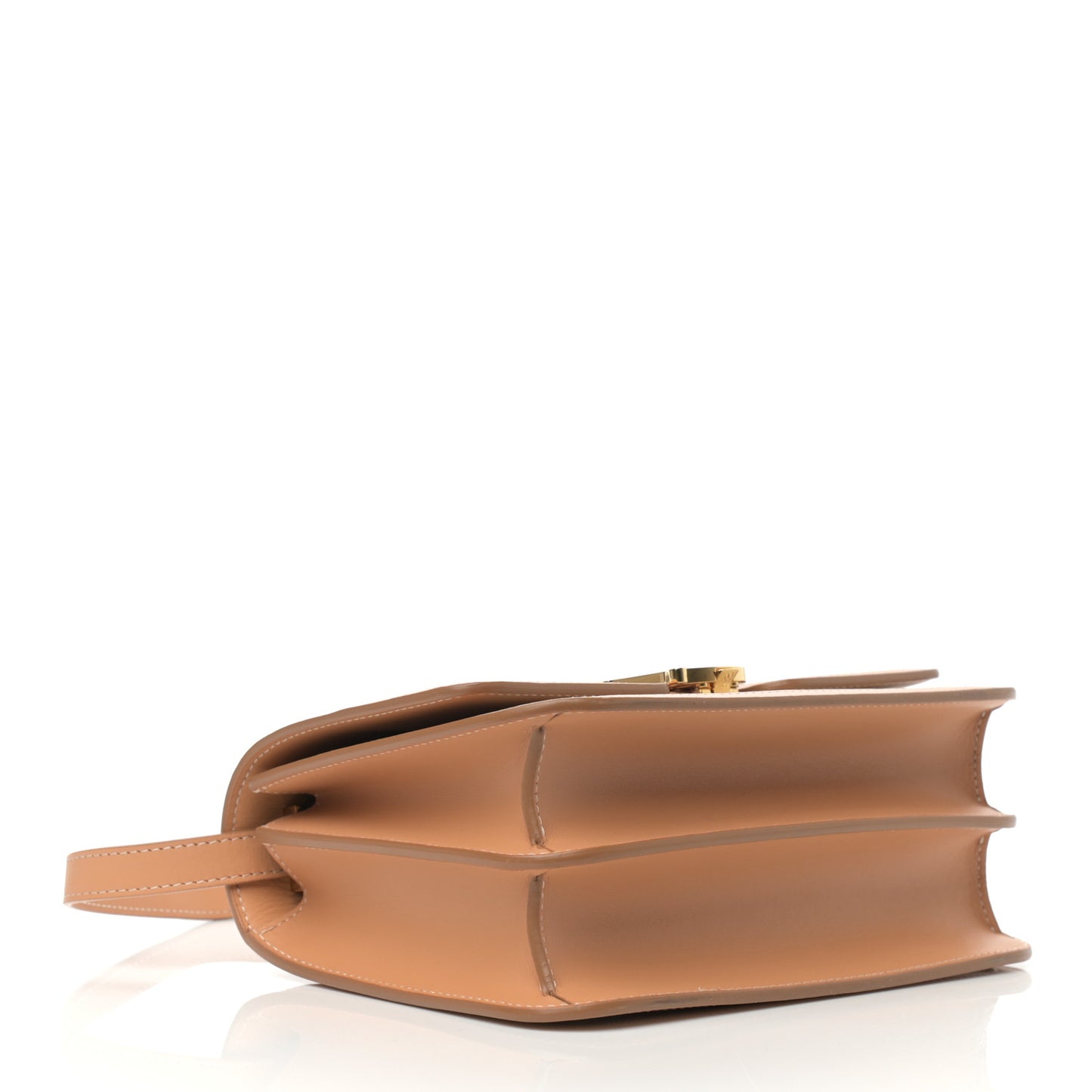 Canvas Calfskin TB Small Bag Soft Fawn