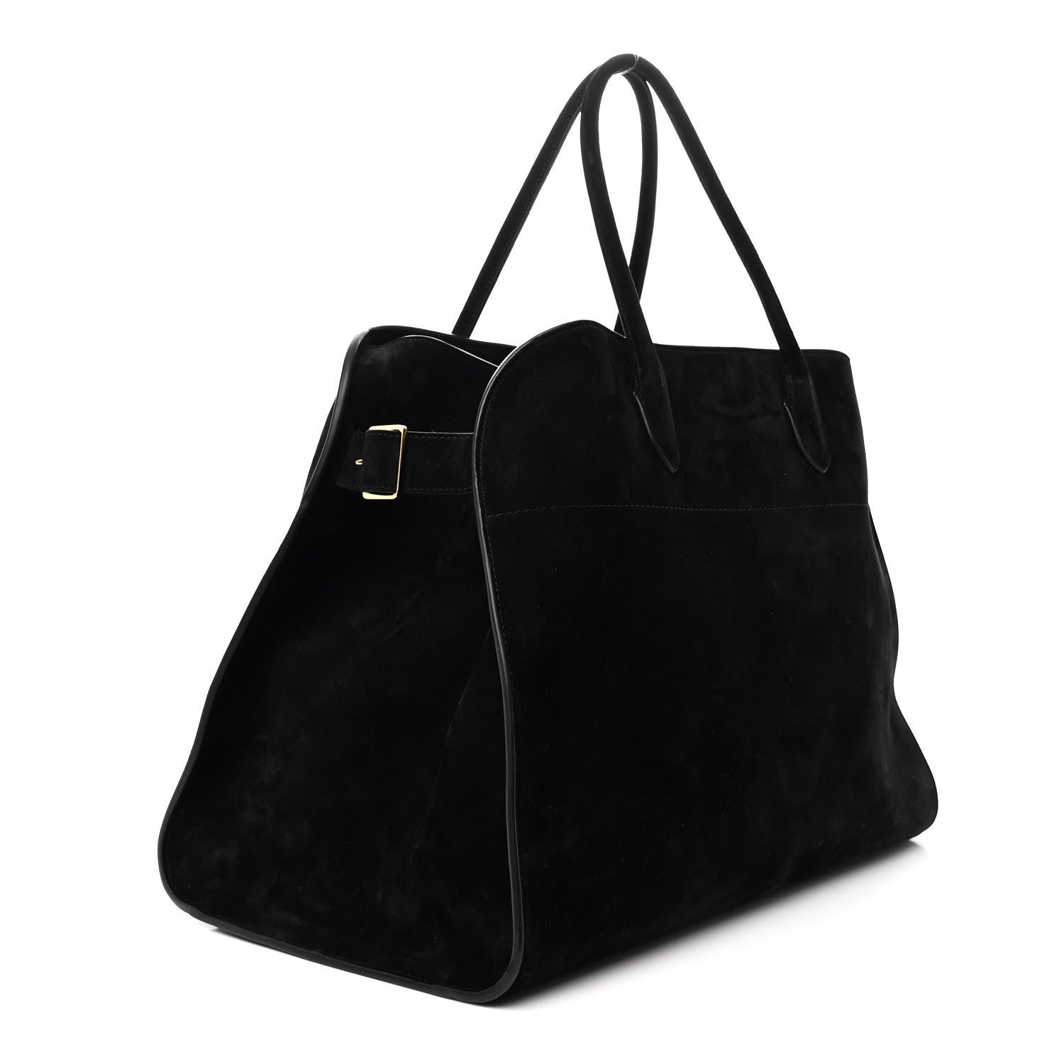 The Row Suede Soft Margaux 17 Black 3 of 9