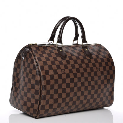 Louis Vuitton Damier Ebene Speedy 35 3 of 11