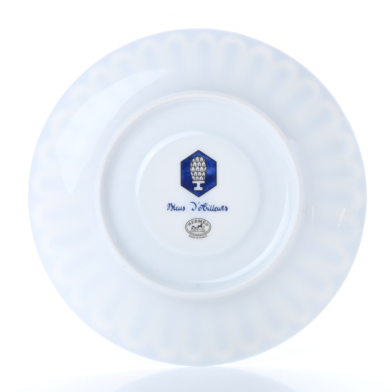 Hermes Porcelain Bleus d'Ailleurs Tea Cup And Saucer Set Of 2 5 of 8
