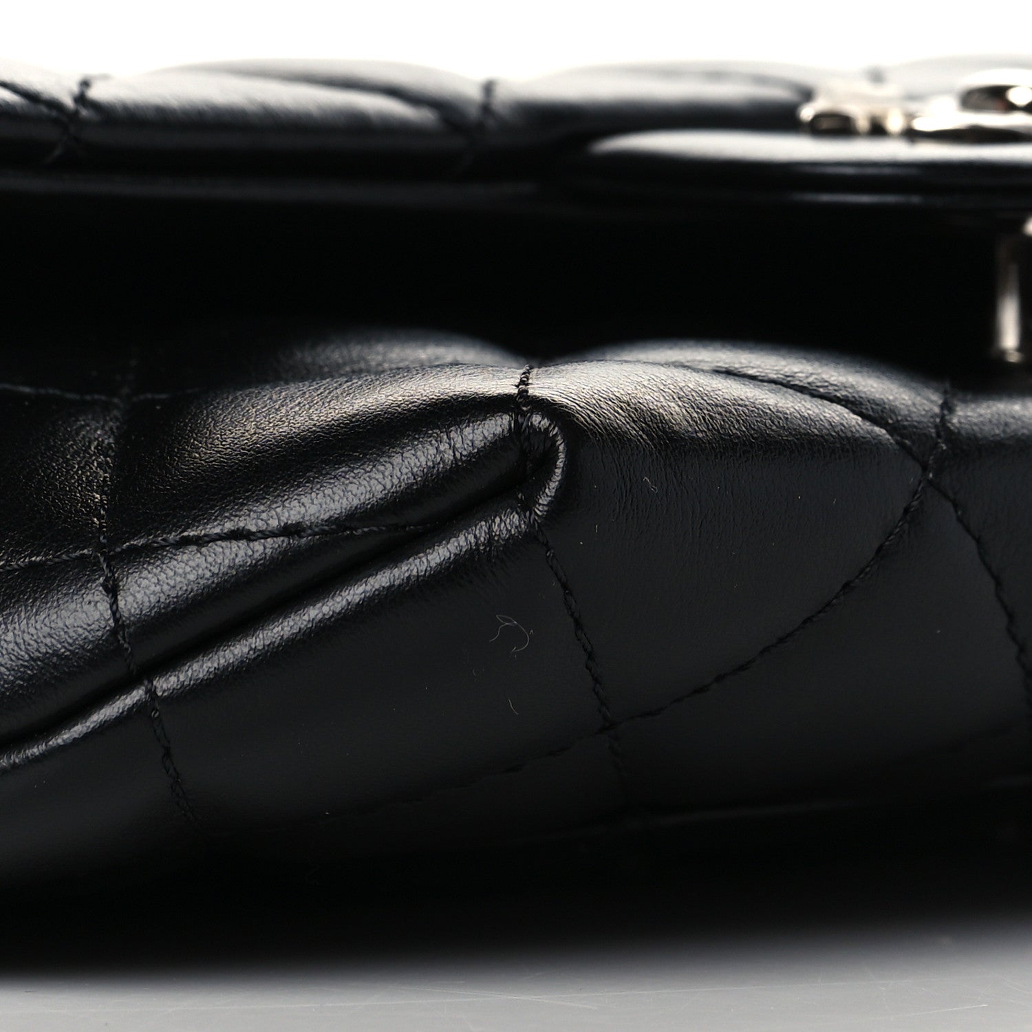 Chanel Calfskin Quilted CC Uniform Flap Belt Bag Black 9 of 10