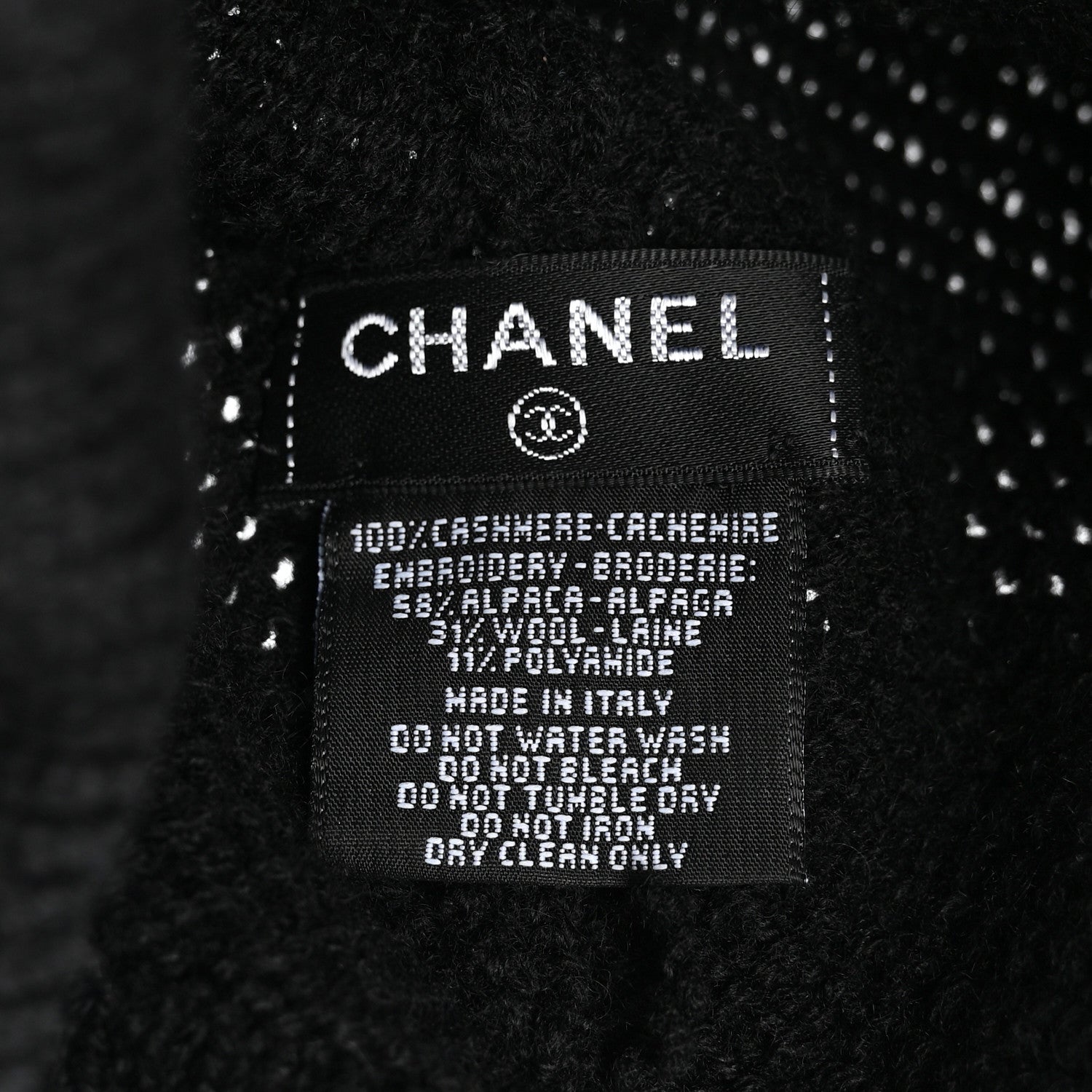 Chanel Beanie Black 5 of 6