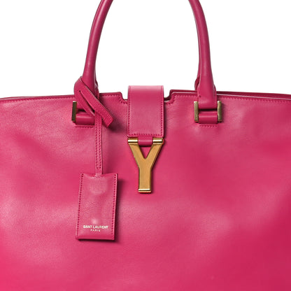 Saint Laurent Calfskin Medium Classic Y Cabas Fuchsia 7 of 11
