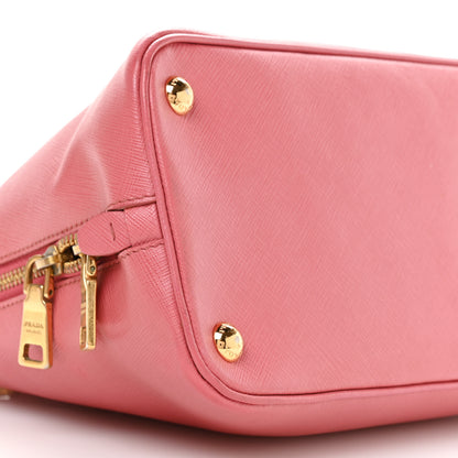 Prada Saffiano Lux Medium Promenade Tote Peonia 9 of 11