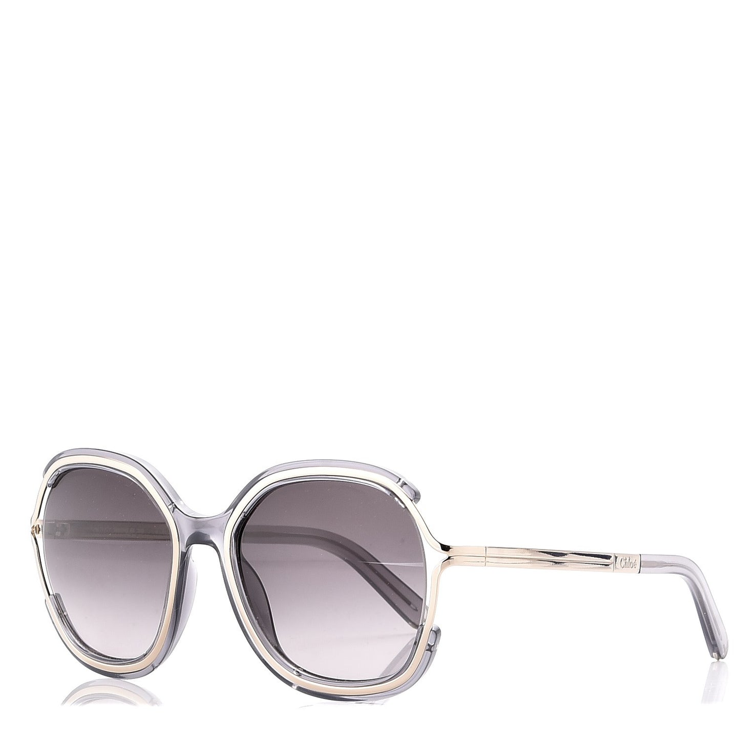 Jayme Oversized Round Sunglasses CE689S Dark Grey