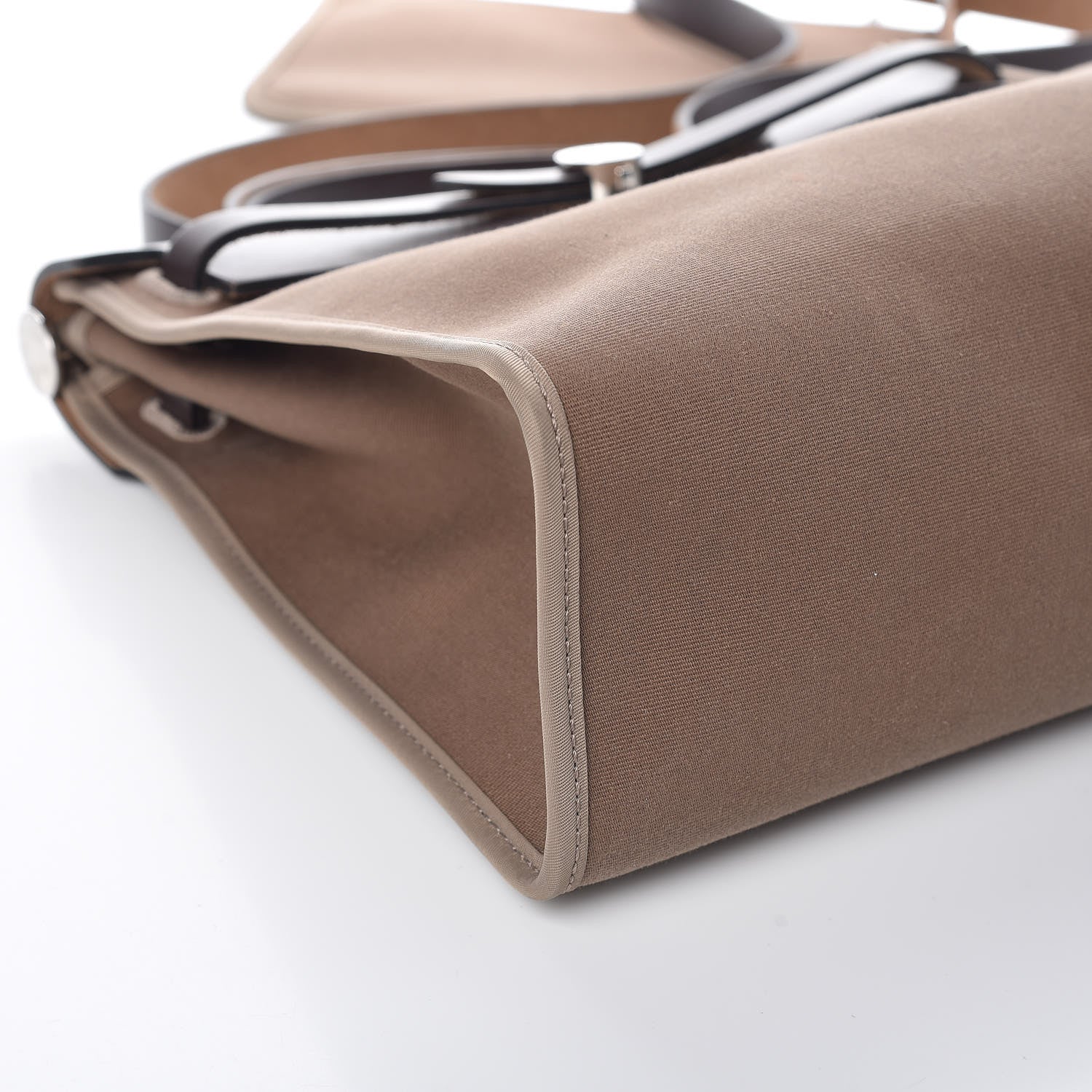 Hermes Vache Hunter Toile Herbag Zip 31 PM Etoupe Ebene 7 of 10