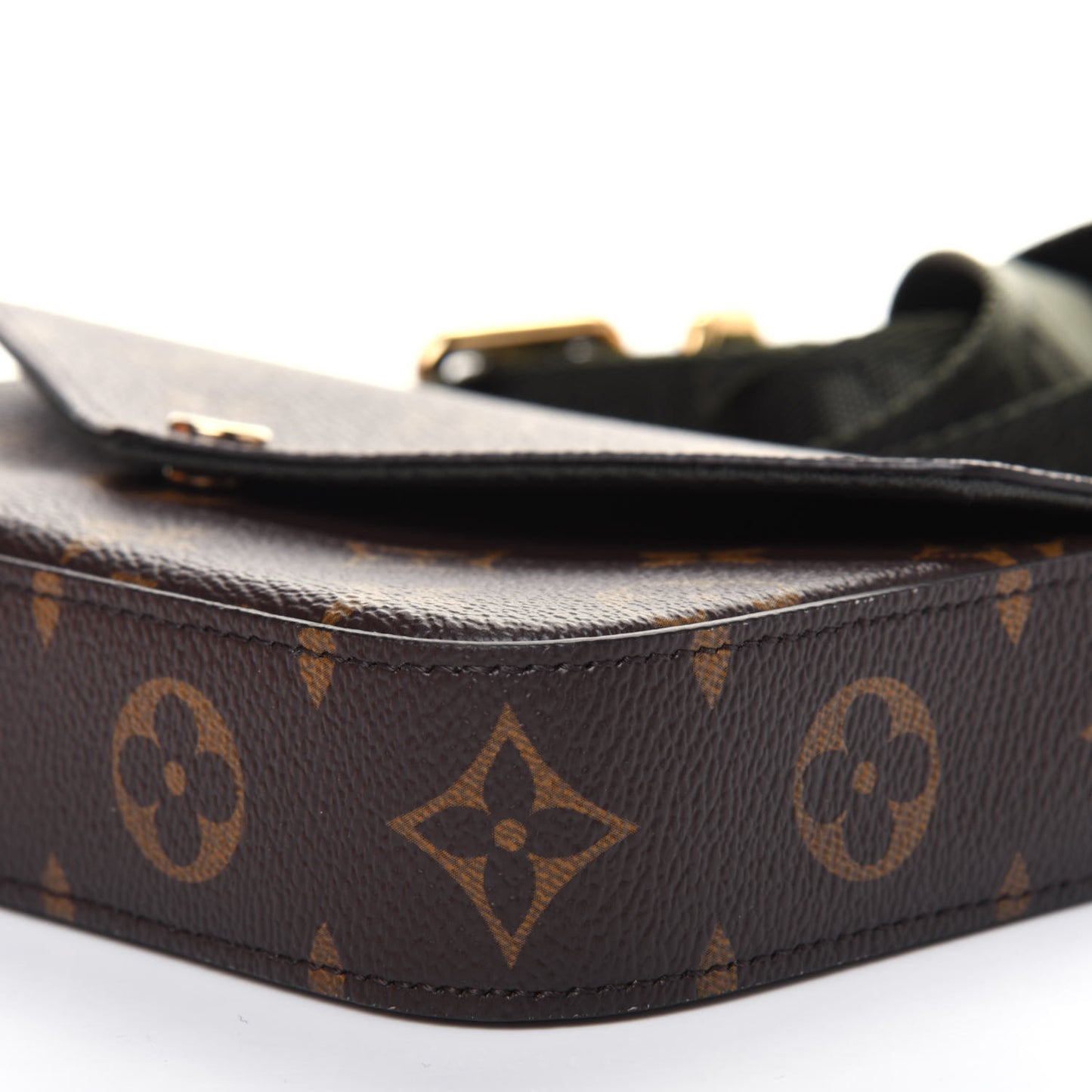 Monogram Felicie Strap & Go Kaki