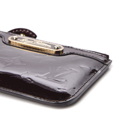Louis Vuitton Vernis Key Pouch Amarante 8 of 8