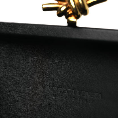Bottega Veneta Nappa Intrecciato Knot Clutch Black 10 of 11