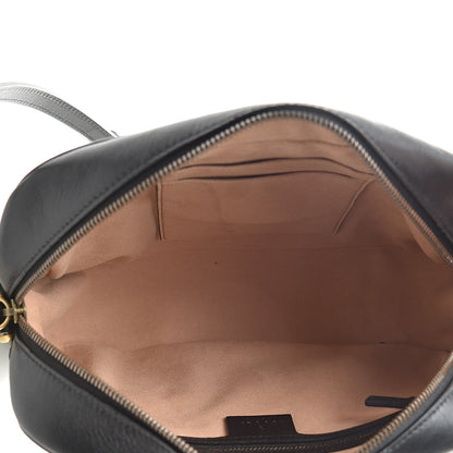Gucci Calfskin Matelasse Medium GG Marmont Chain Shoulder Bag Black 5 of 11