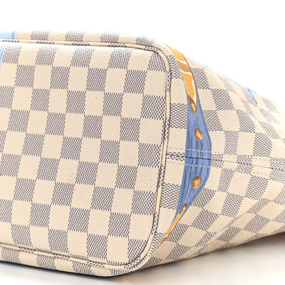 Louis Vuitton Damier Azur Summer Trunks Neo Neverfull MM 10 of 12