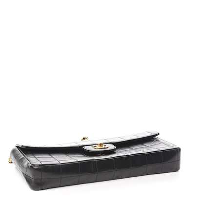 Chanel Lambskin East West Chocolate Bar Flap Black 3 of 9