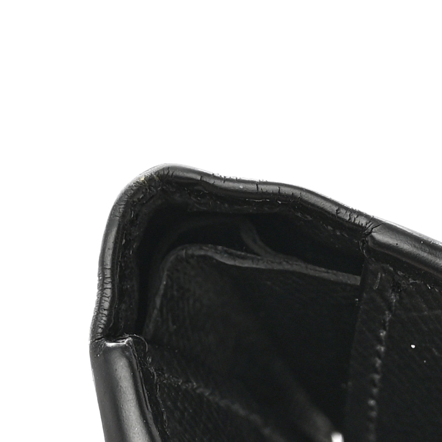 Louis Vuitton LOUIS VUITTON Epi LV Circle Bi-Fold Wallet Black Yellow 9 of 10
