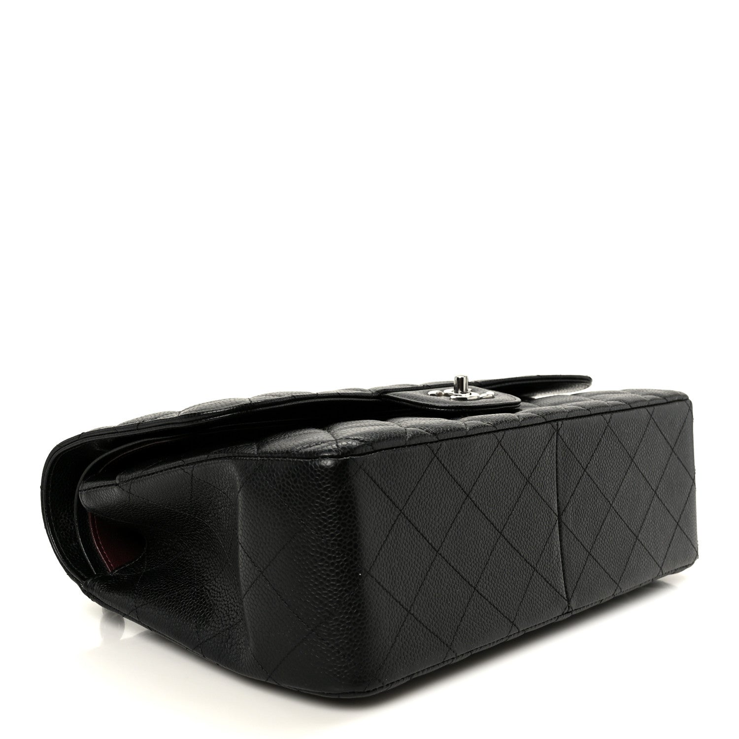 Chanel Caviar Quilted Jumbo Double Flap Black 4 of 12