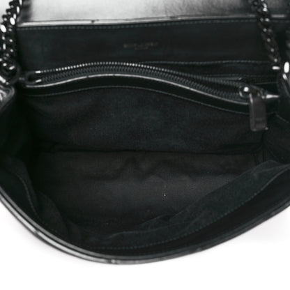 Saint Laurent Calfskin Y Quilted Monogram Monochrome Medium Loulou Chain Satchel Black 5 of 10