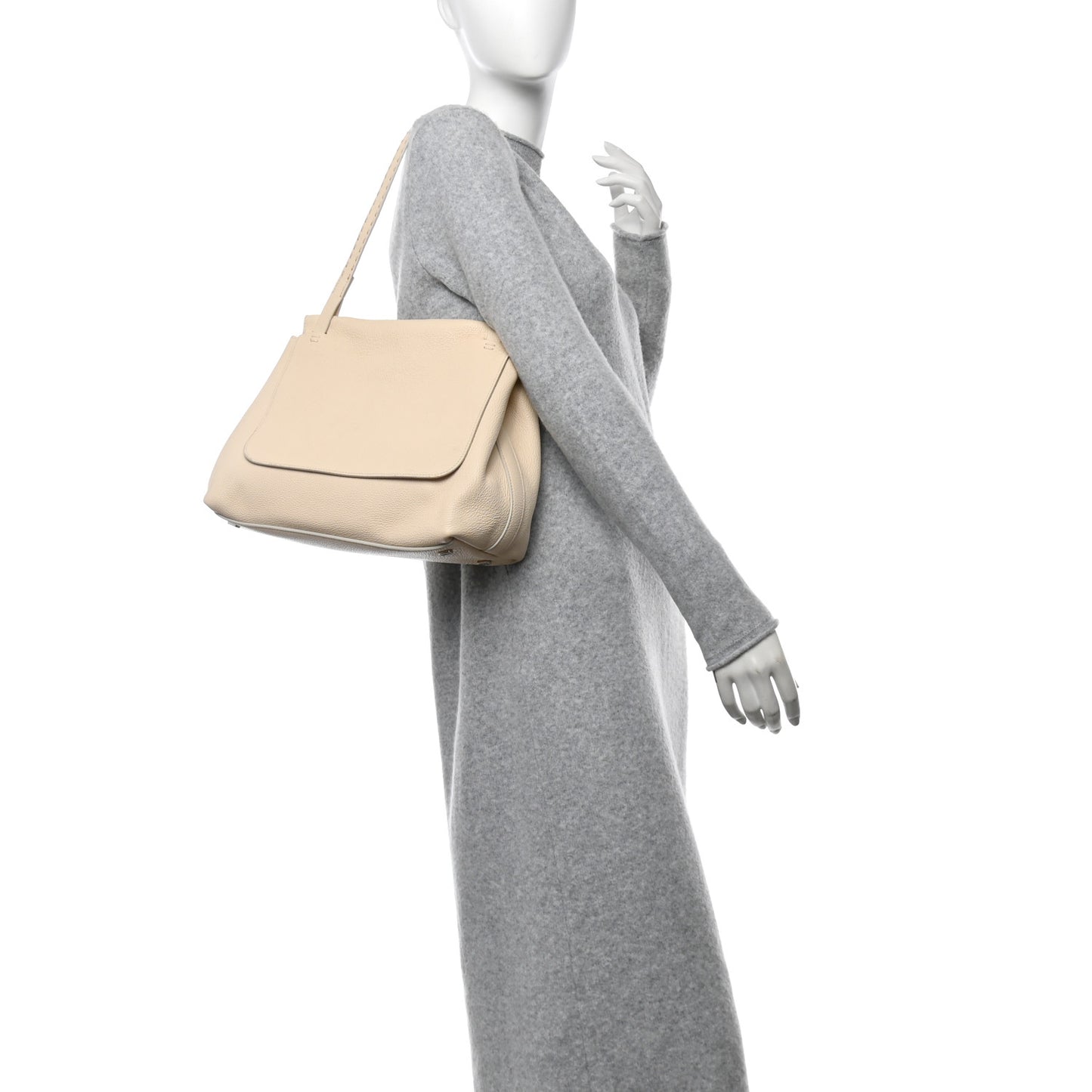 Grained Calfskin Sidekick Beige