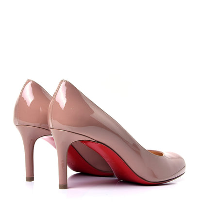 Christian Louboutin Patent Simple 70 Pumps 39.5 Nude 3 of 10