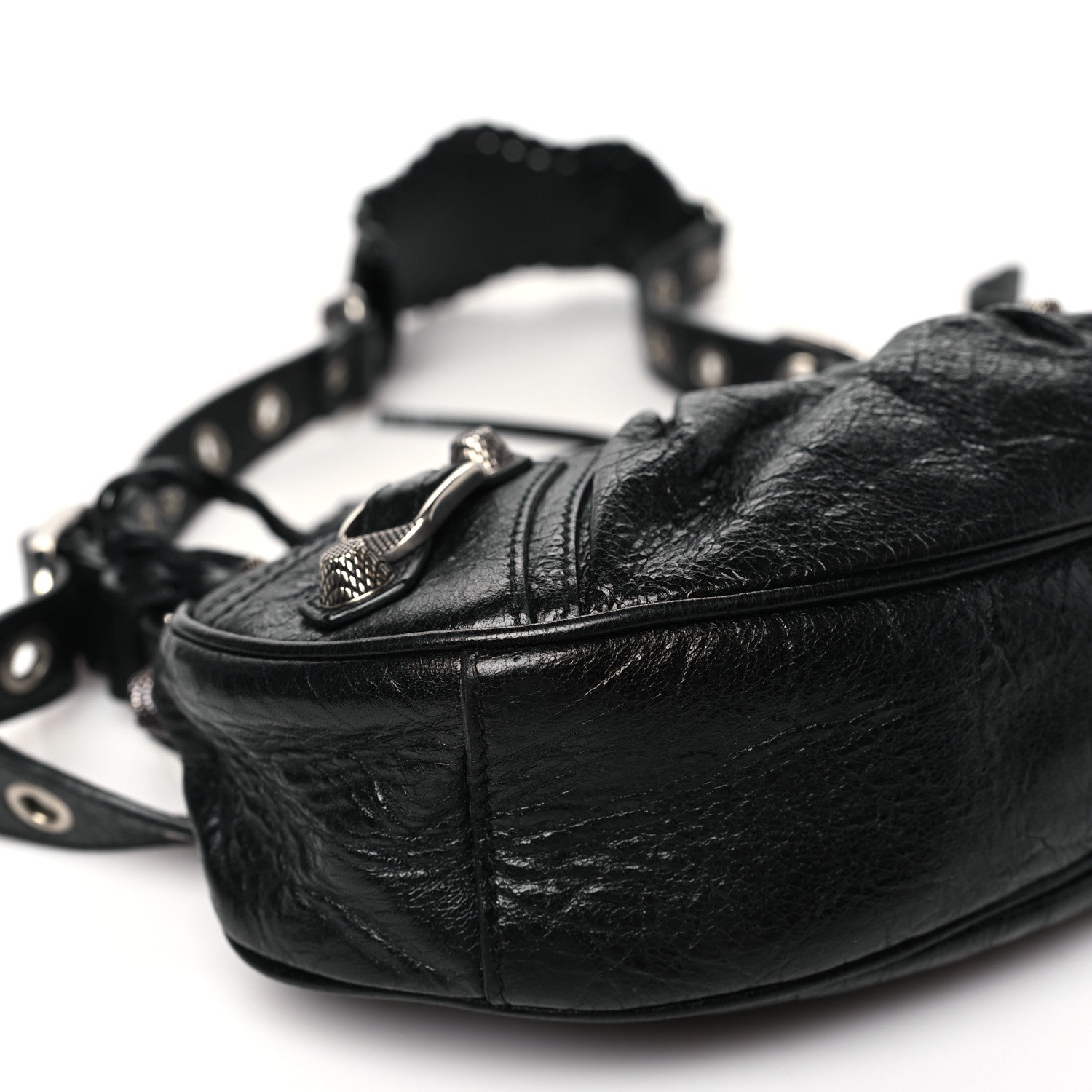 Balenciaga Agneau Arena Le Cagole Shoulder Bag XS Black 10 of 12
