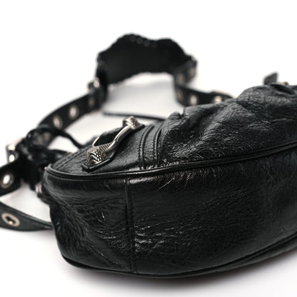 Balenciaga Agneau Arena Le Cagole Shoulder Bag XS Black 10 of 12